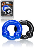 Ultraballs - Set da due anelli fallici - nero e blu